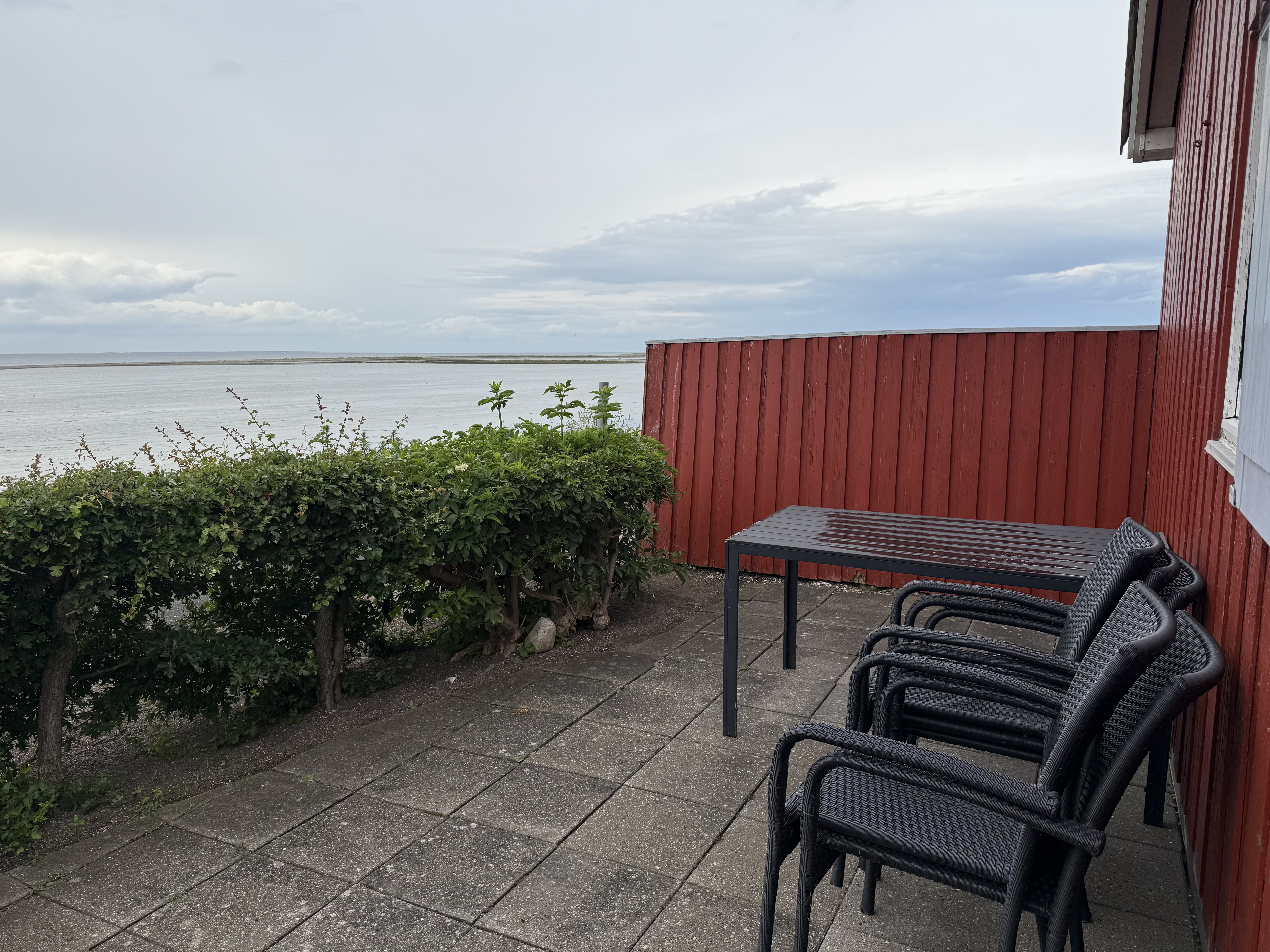 Senior Cabin terrace with sea view