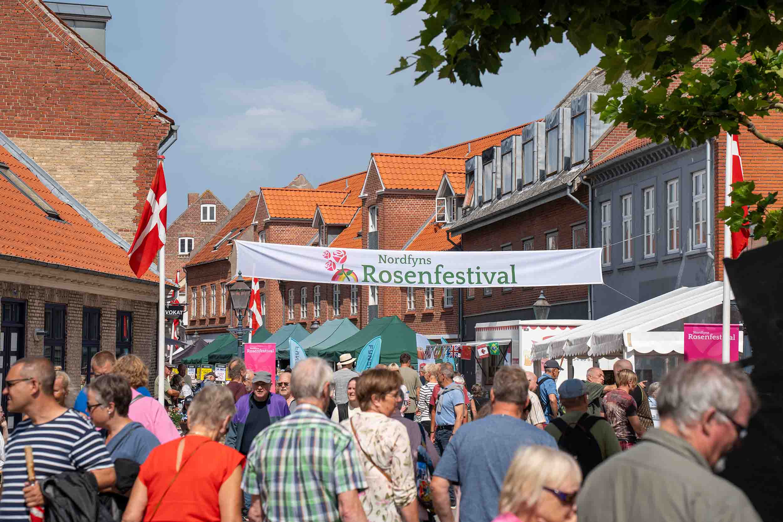 Bogense buzzing with life during a town event